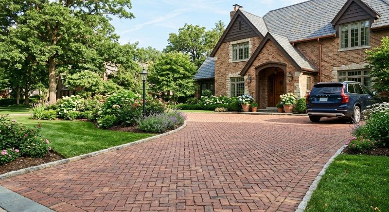 Brick Driveway Installation in West Hartford, CT