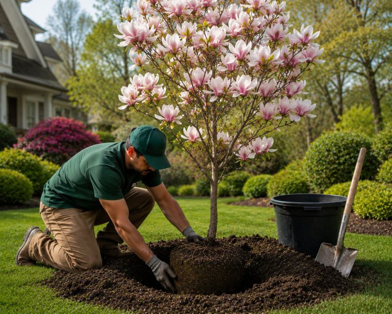 Japanese Maple Planting in Ventura County, CA